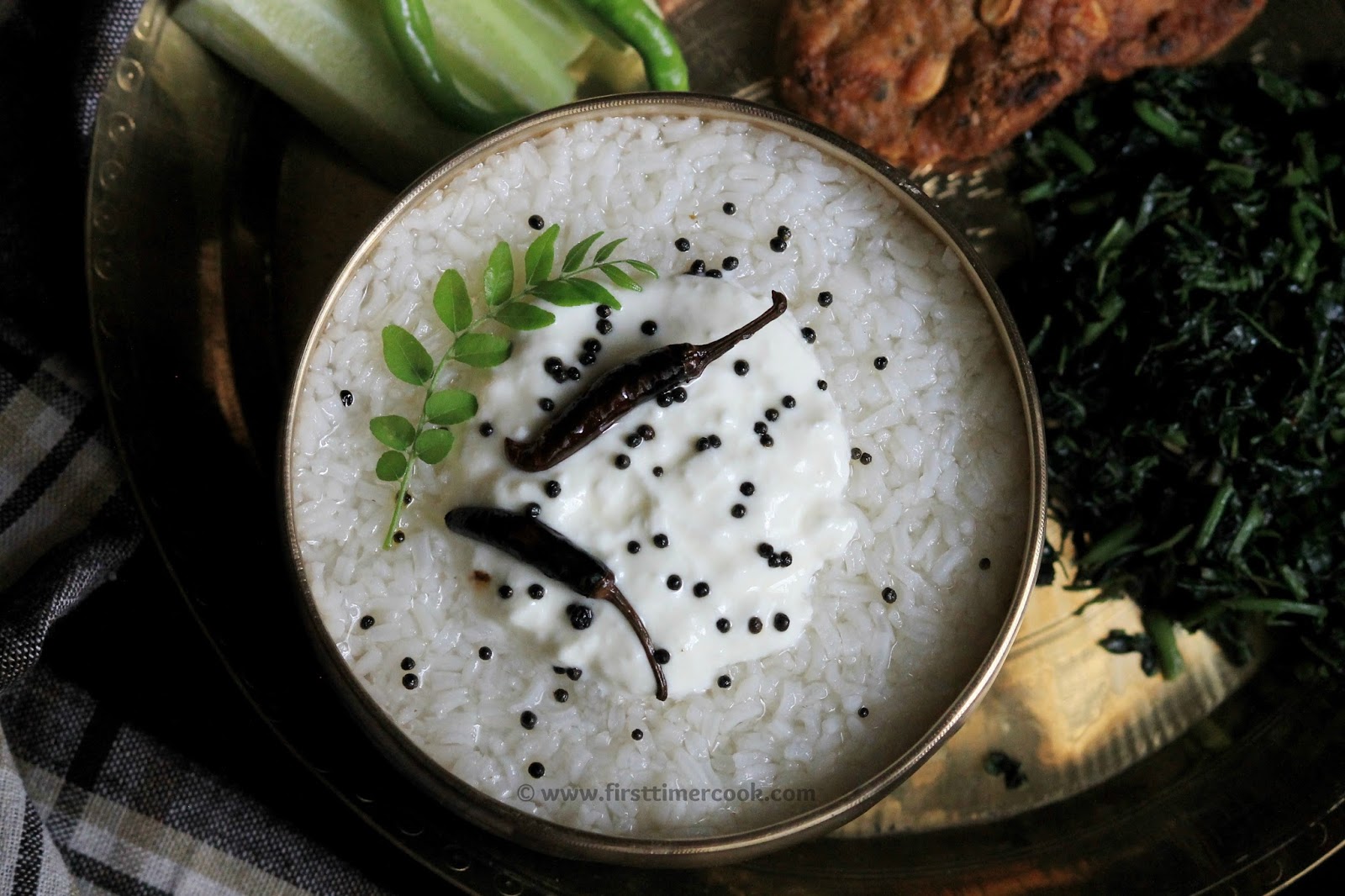 First Timer Cook: Dahi Pakhala | Water Rice with Yogurt or Curd